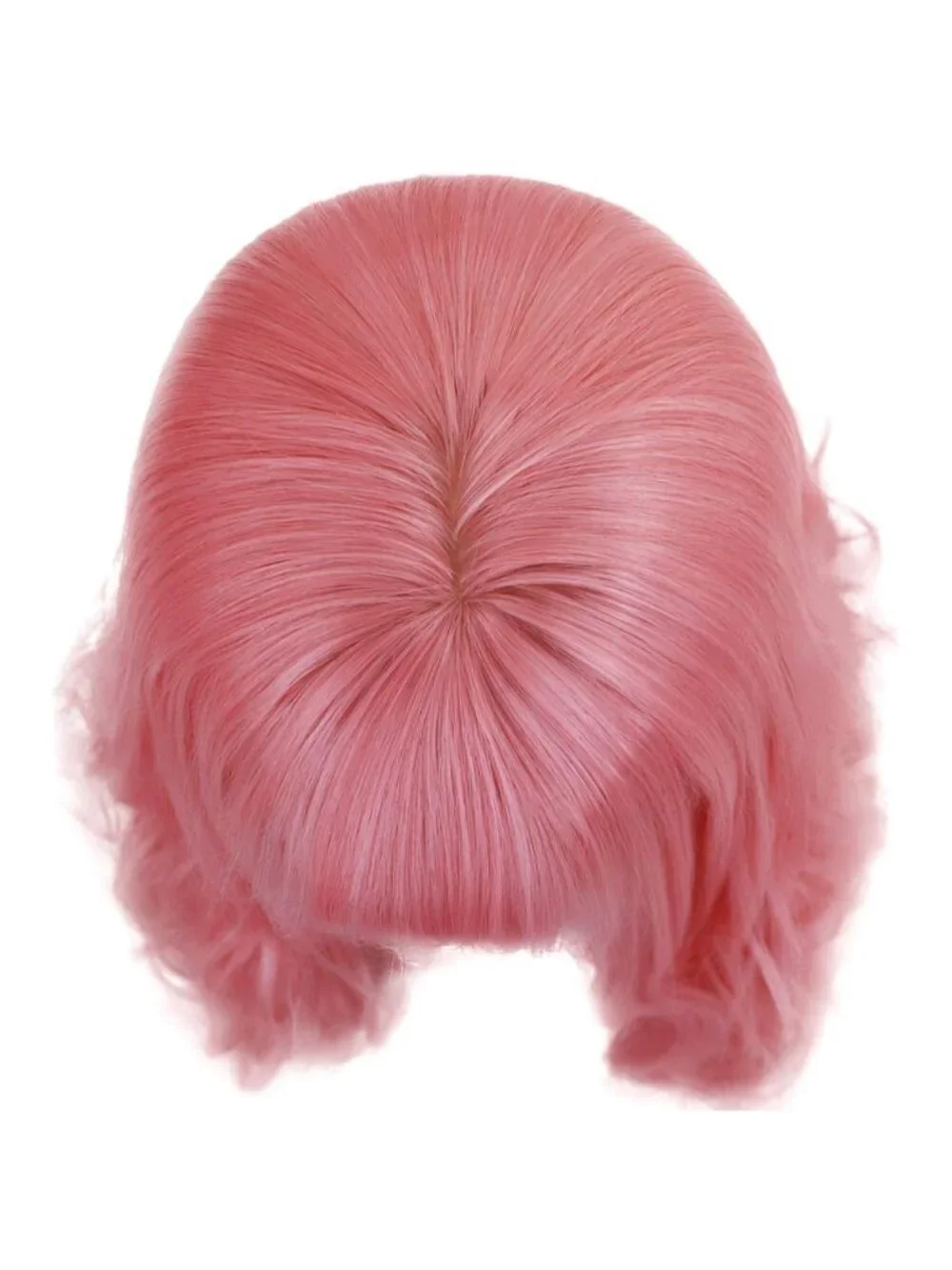 Women's Pink Natural Long Wavy Cosplay Heat Resistant Synthetic Fiber Wigs